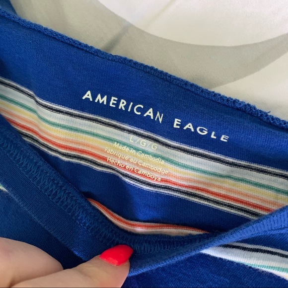 Striped American Eagle T - Picture 3 of 4